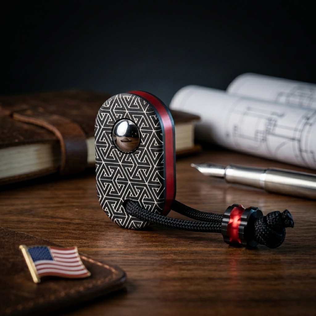 Geometric desk roller